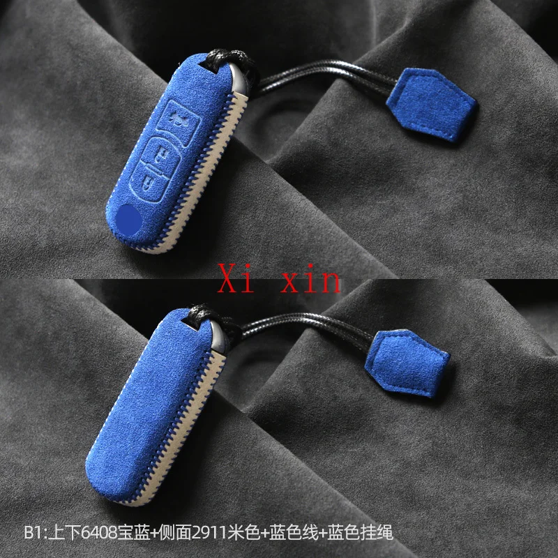 

Private custom genuine Alcantara suede key case high grade special key case For Mazda 3/6 onxela cx4 cx5 atenza cx30