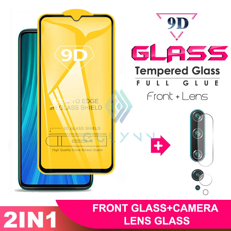 Защитное стекло 9D для Redmi Note 9 8 7 6 5 4X K20 K30 Pro камеры на Note8 8T 7Pro защитная жесткая