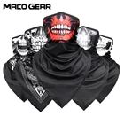 Бандана с 3d-черепом, маска для лица для бега, пешего туризма, охоты, спорта, треугольный шарф, для велоспорта, езды на лыжах, сноуборда, рыбалки, маска для лица для мужчин и девочек