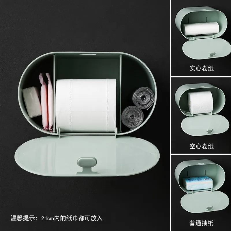 Водонепроницаемый настенный держатель для туалетной бумаги в скандинавском