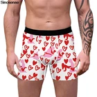 Трусы-боксеры мужские с забавным 3D принтом, нижнее белье, брендовые шорты-боксеры шорты