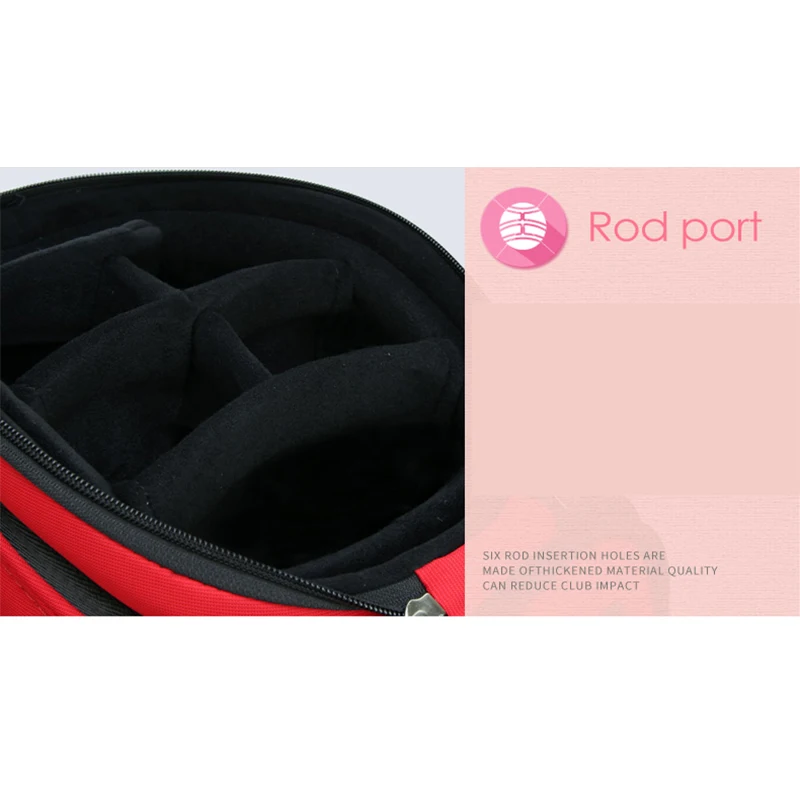 Extend Professional Golf Man Standard Bag Lady Air Travel Multi-function Nylon Bag with Password Lock Retractable Patent pgm