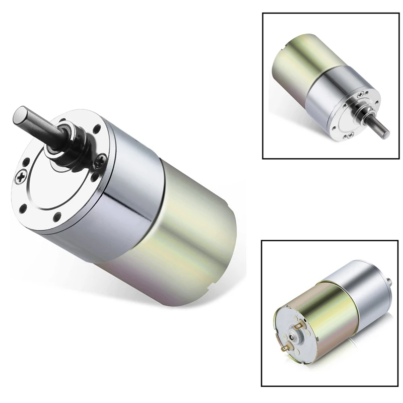 Редукторный электродвигатель постоянного тока 12 В с высоким крутящим моментом