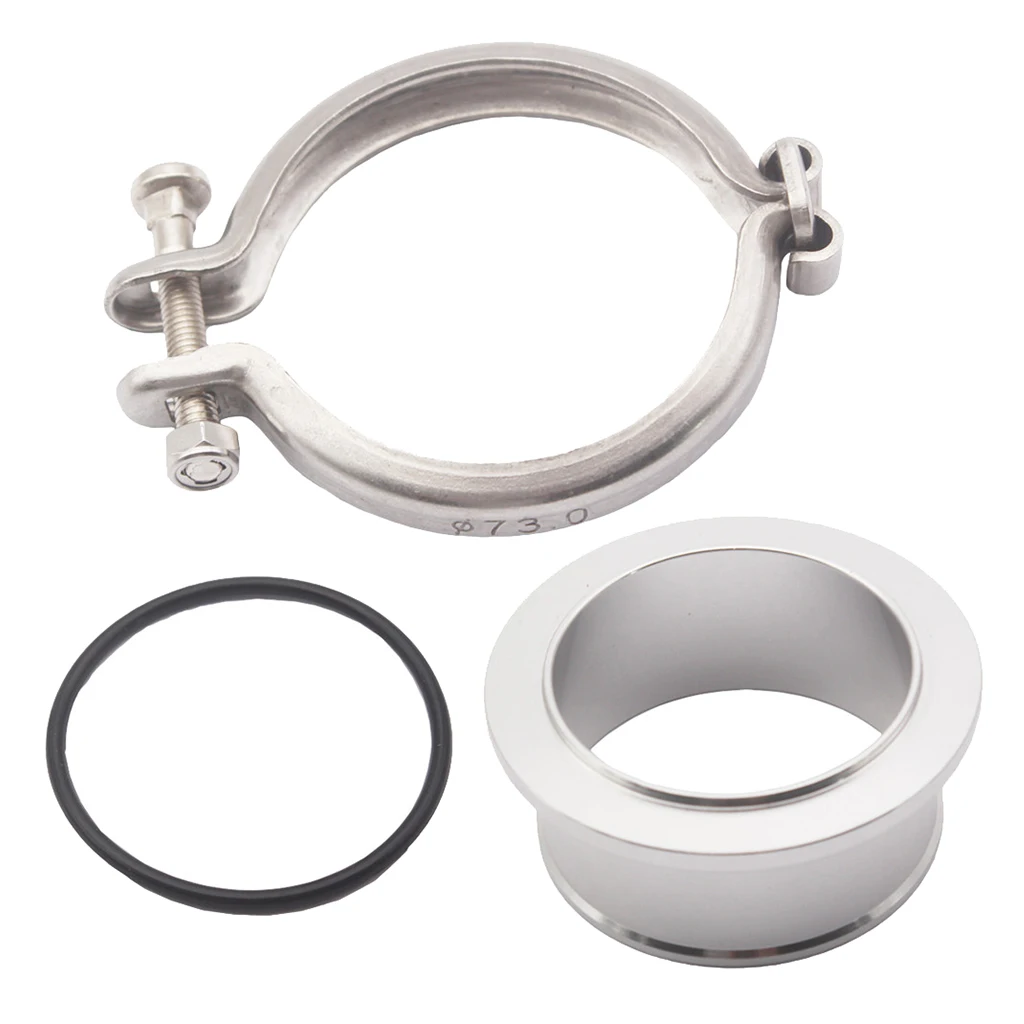 Для Holset HX35 HX35W HX40W сменный алюминиевый Турбокомпрессор V-band комплект фланцевых