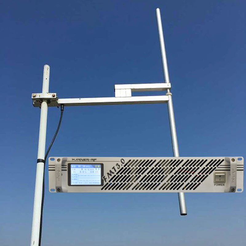 FMUSER FSN-150T 150 Вт 100 FM-радиовещание передатчик + стандартная FM-антенна для