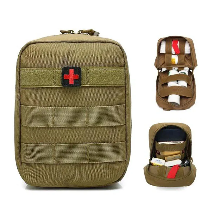 Tactical Molle Medical First aid kits Outdoor Camping Hiking Multi-function Portable SOS Emergency Survival Kit Bag | Спорт и
