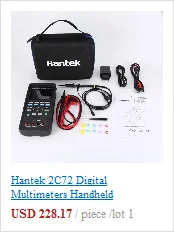 Hantek DSO1202B 200 МГц Ручной цифровой осциллограф 2 канала 1GSa/s Osciloscopio с 6000 мультиметром