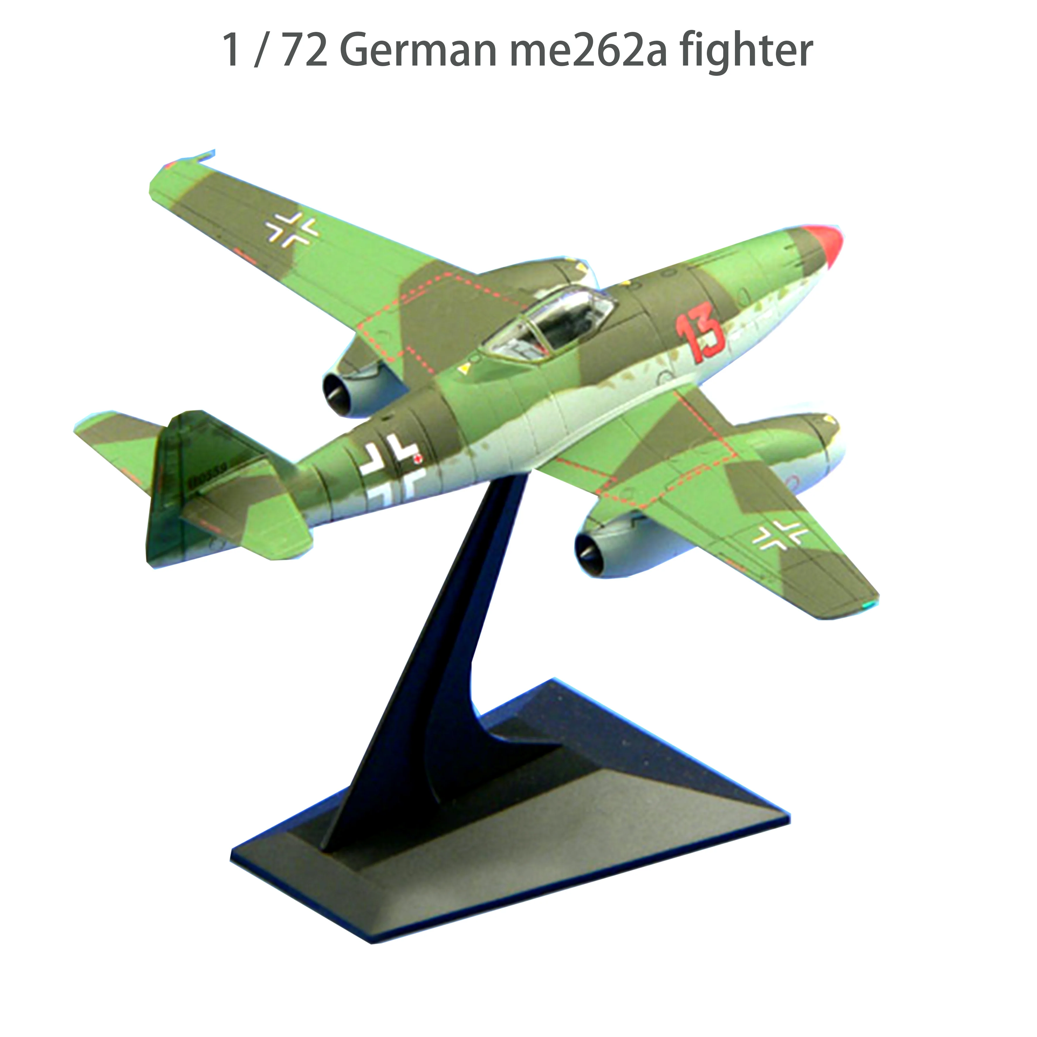 

Немецкий истребитель me262a Rarity 1/72, рейнц бар 50141, Коллекционная модель готового изделия из сплава