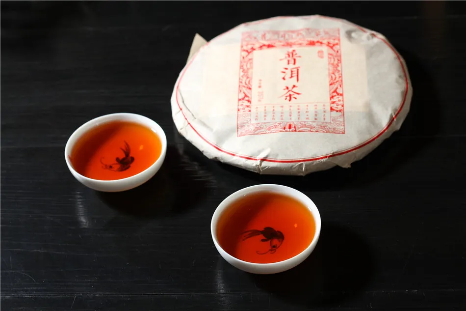 Yunnan чай пуэр приготовленный чай торт чай Yunnan Qizicai чай приготовленный чай торт 357 г торт