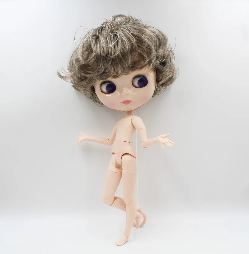 Free Shipping colorful RBL-913B DIY Blyth doll fashion hair 4 big eyes man body 1/6 BJD special price boy toy girl birthday gift | Игрушки и