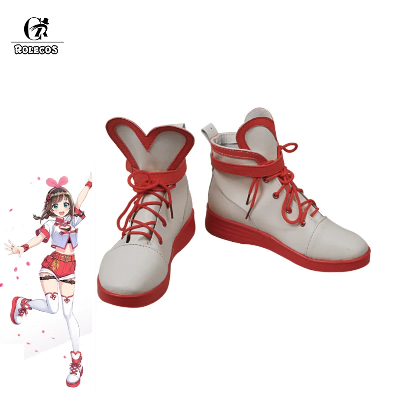Женские туфли для косплея ROLECOS белые на среднем каблуке косплея|Туфли| |