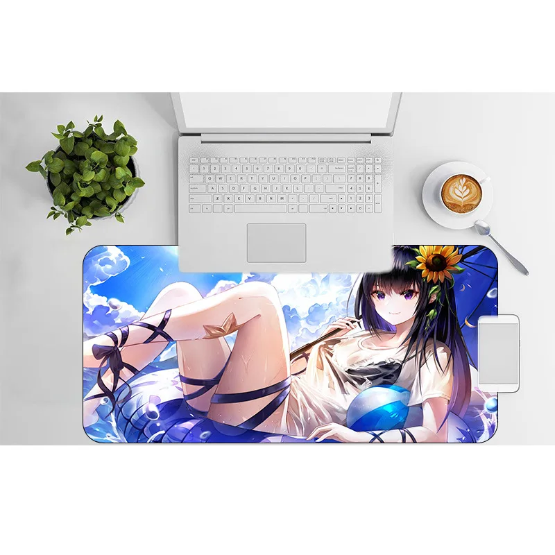 

Sexy Girl Cartoon Anime Gaming Mouse Pad Natural Rubber Office Home Computer Mouse Mat Non-Slip Laptop Gamer Large PC Mouse Pad