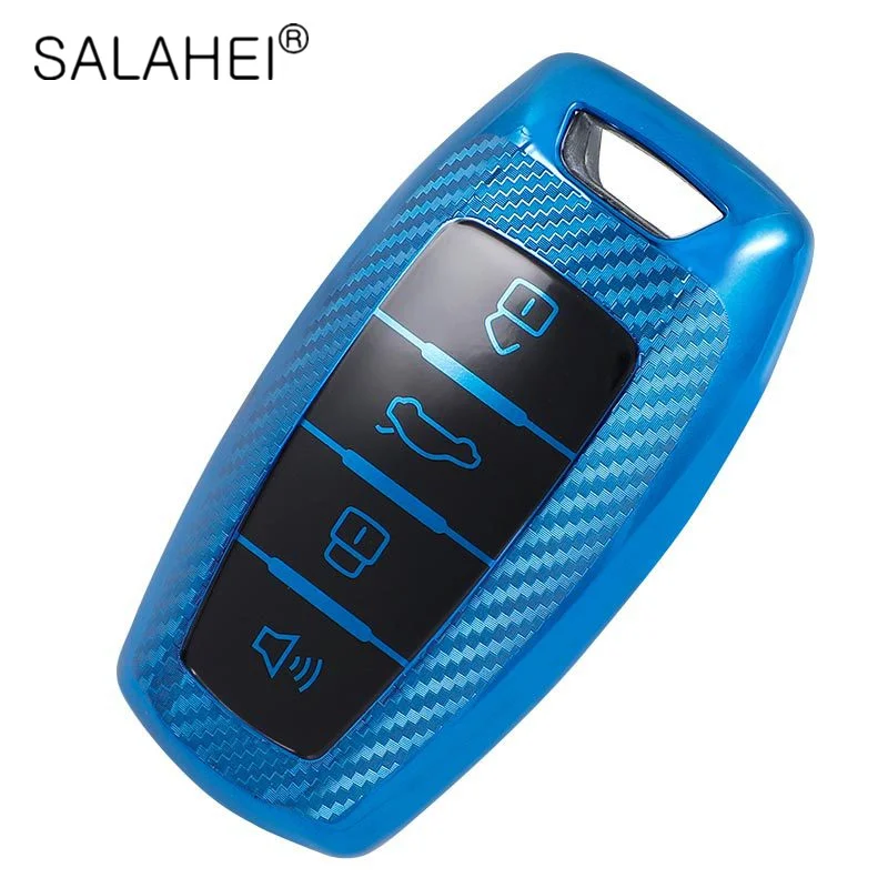 Чехол для ключей автомобиля из углеродного волокна TPU брелок Great Wall Haval/Hover H6 H7 H4 H9 F5