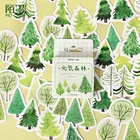 Наклейки для скрапбукинга, декоративные, 45, шт.упак., с изображением леса
