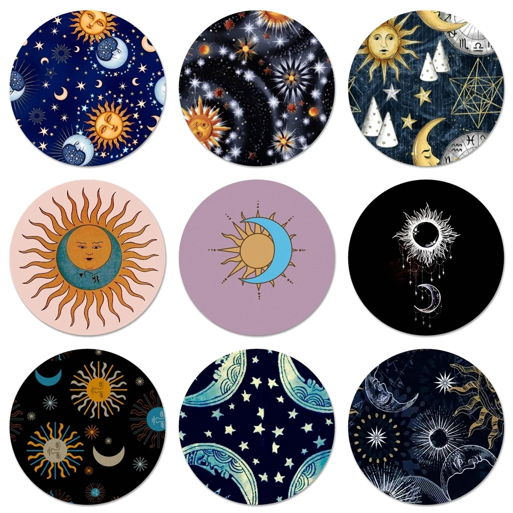 

Sun and moon художественный декор для кухни, дома, холодильника, магнитные наклейки, открывалка для пива, колы