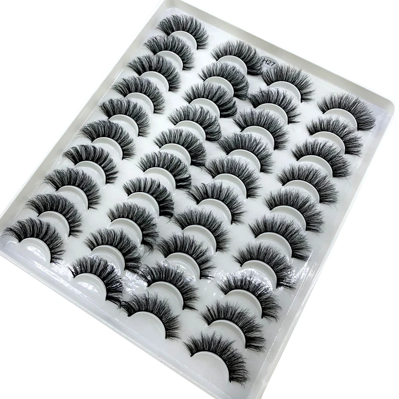 Ресницы Накладные 3D из искусственной норки натуральные густые длинные