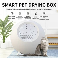 automatic pet drying box cat hair dryer household high power mute dog shower blow drying oven ozone disinfection app control