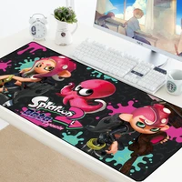 splatoon large play mats anime gamer mouse pad carpet for mouse non skid rubber locking edge computer pc keyboard mousepad big