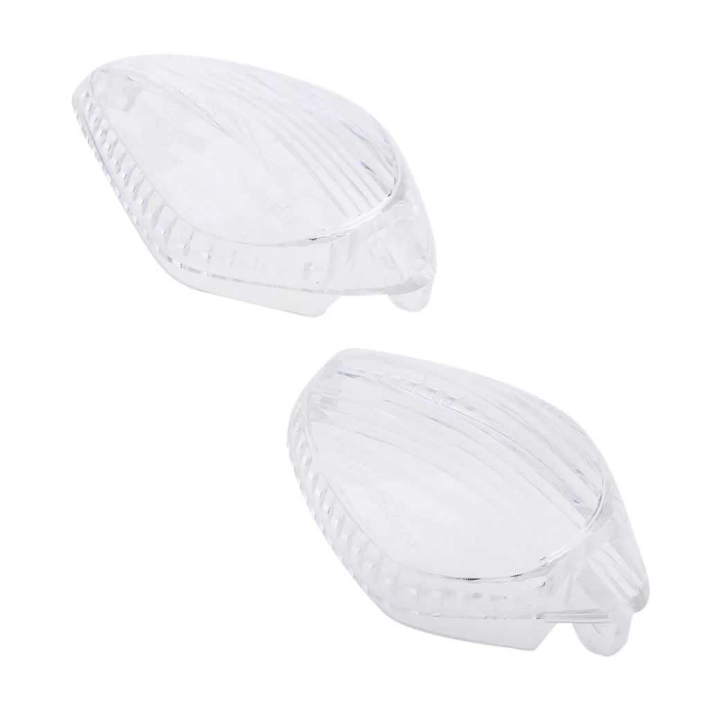 

1 Pairs Motorcycle Front Turn Signal Light Lens Assembly Set Compatible for Honda NC700/S/X CBR400R/500R - Clear