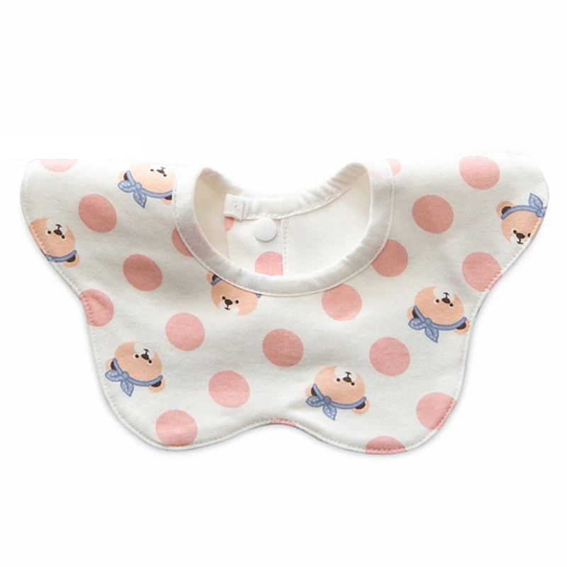 

Слюнявчик N80C хлопковый с круглыми лепестками, вращающийся на 360 градусов