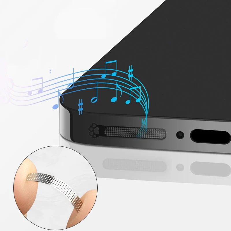 8PCS IPhone 12 Dustproof Net Stickers Speaker Mesh Anti Dust Metal For Iphone Pro Max Proof Accessories for | Мобильные телефоны и