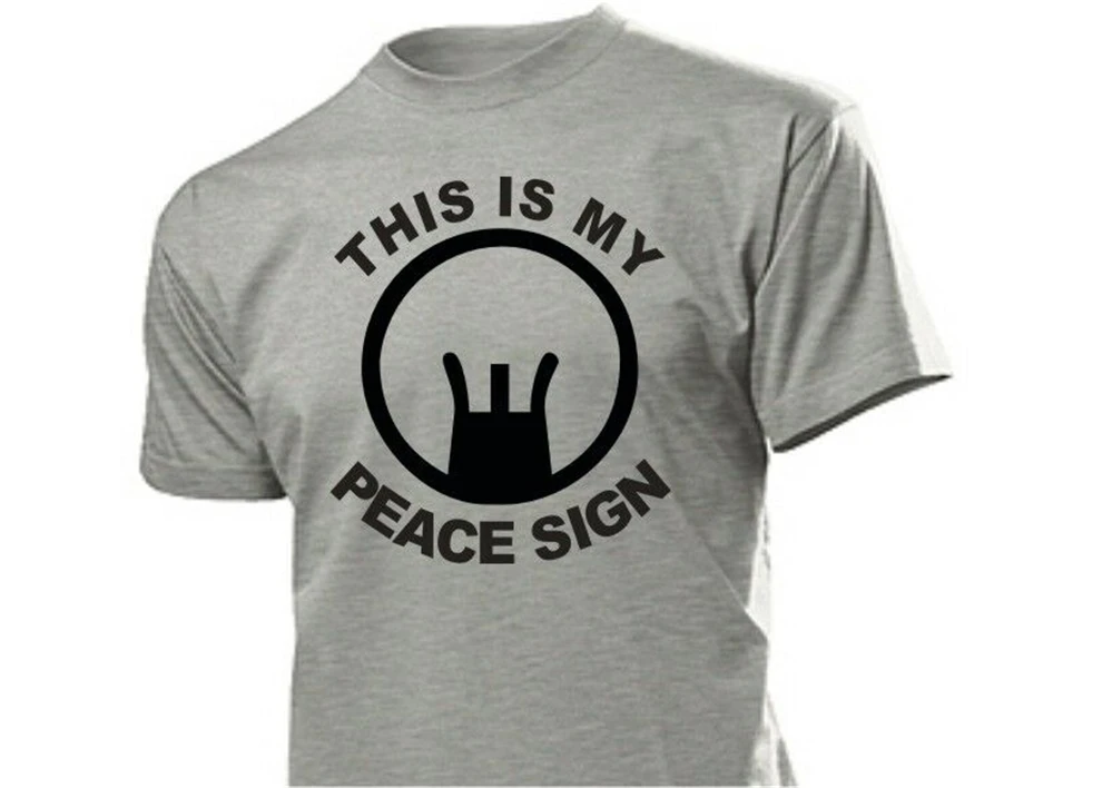 Футболка с снайпером надпись This Is My Peace Охотничья на открытом воздухе Размеры S-Xxl