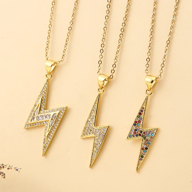 Винтажная цепочка из нержавеющей стали с медным покрытием 18K золото кулон