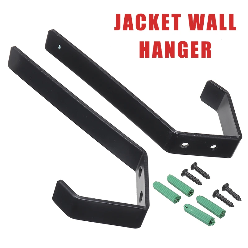 

2Pcs Motorcycle Helmet Holder Hook Jacket Hanger Home Luggage Hook Multipurpose Wall Mount Rack For Cabinet Door