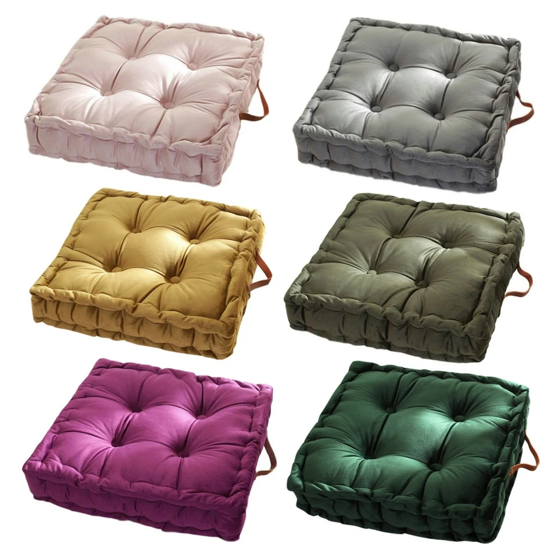 

42CM Square Pouf Tatami Cushion Pillow Thicken Floor Cushions Soft Seat Pillow Pad Throw Pillow Cushion Home Sofa Tatami Cushion