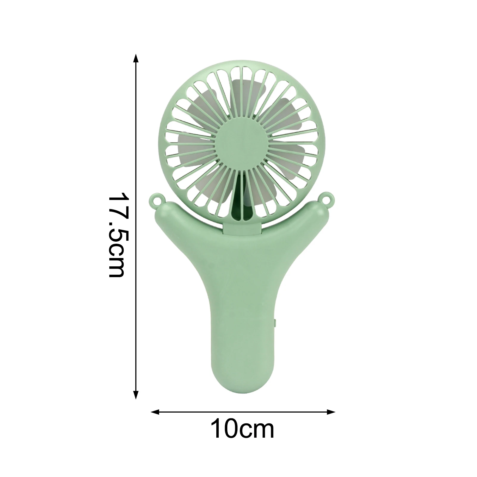 

Simple Solid Color Foldable USB Charging Mini Ultra-quiet Fan Hanging Neck Small Fan, 2-speed Adjustable Speed Ultra-quiet