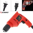 Ручной электродрель 220 В, 420 Вт, с переключателем регулировки вращения и патроном 10 мм для дрели для домашнего обслуживания