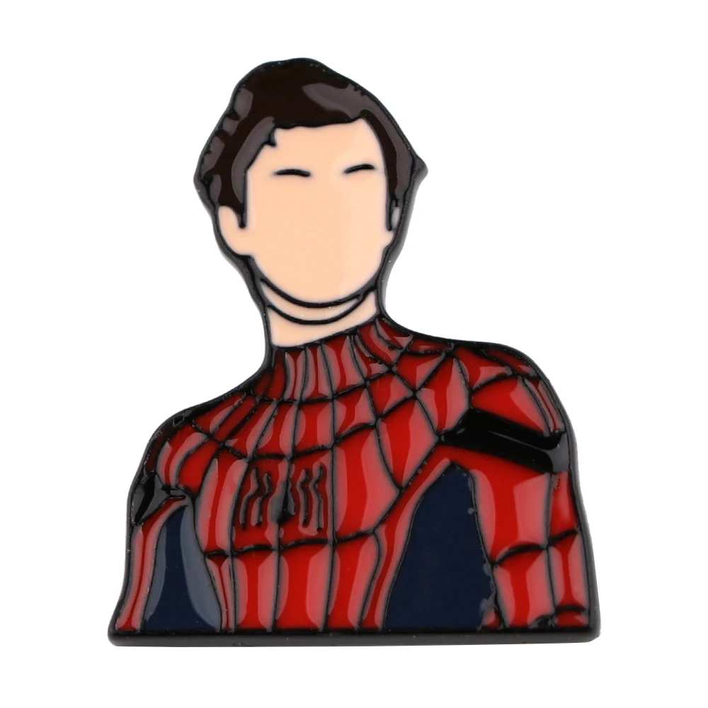 Значки в стиле аниме Человек-паук с эмалью | Украшения и аксессуары