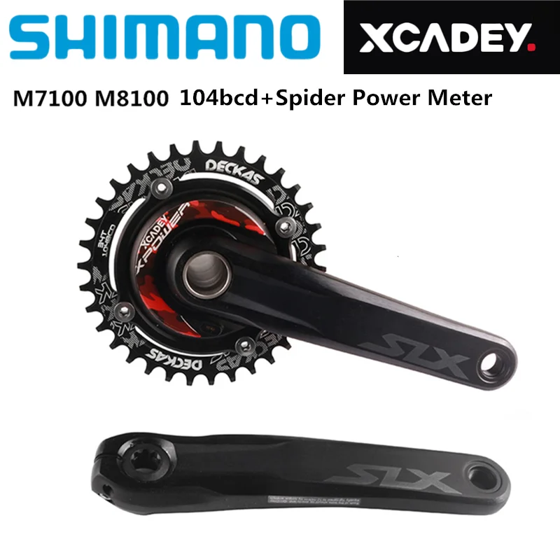 Шатуны Shimano SLX M7100 M8100 170 мм 175 Deckas 104bcd XCADEY X POWER Spider измеритель мощности для M9100 MT900 |
