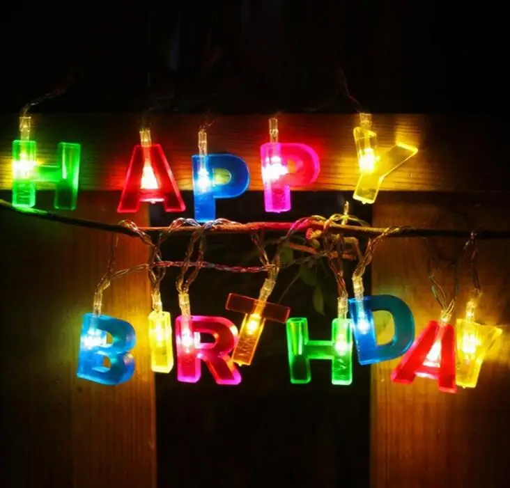 

LED Flash Light 1m 10led letter string light