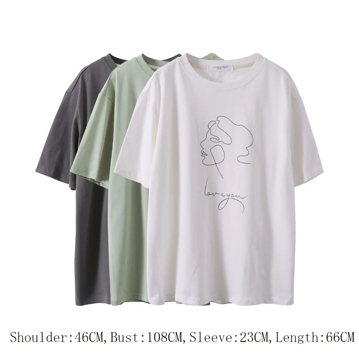 

2021 Short Sleeve Women Summer T Shirts O-Neck Cartoon Print Women Casual T Shirts Tops For Women Blusa