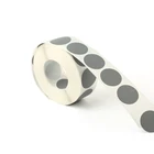 1000 шт., круглые серые наклейки для кода, 25 х25 мм, 1 дюйм