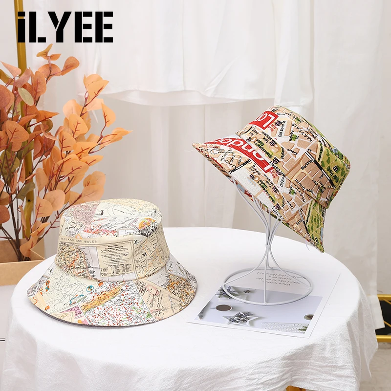 

ILYEE 2021 Новая летняя дизайнерская женская кепка с Лондонской картой, кепка для рыбалки от солнца, кепки для женщин, кепки для женщин