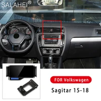 cell in dashboard clip electric phone holder with multi function automatic induction for volkswagen vw sagitar 2015 2016 2018
