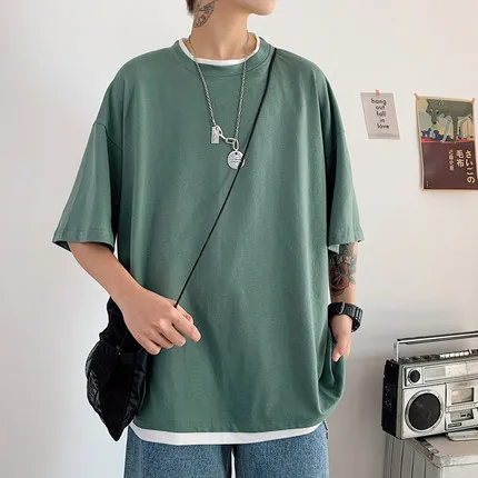 

Men's casual short-sleeved t-shirt wild clothes tide 68