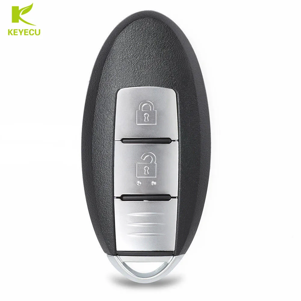 Пульт дистанционного управления KEYECU с 2 кнопками 433 МГц для INFINITI EQS 2014 чипом PCF7952A