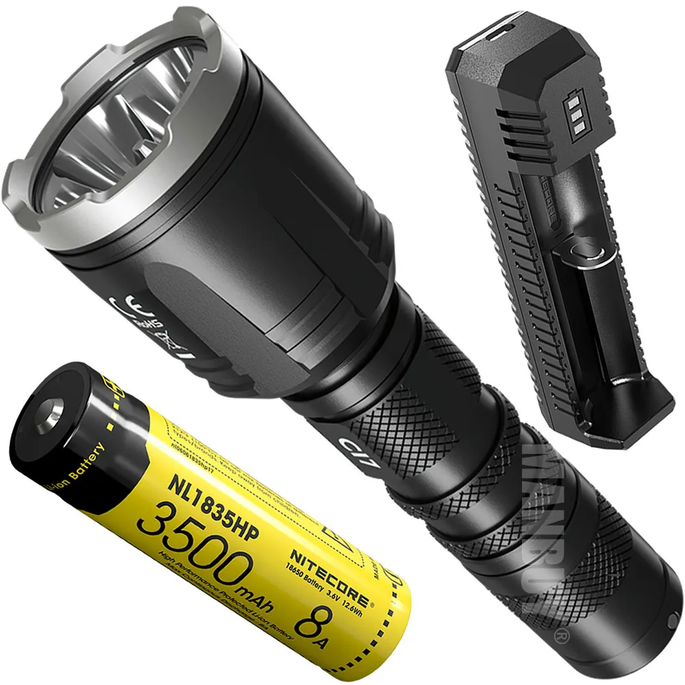 Точечный светильник NITECORE CI7 + UI1 зарядное устройство перезаряжаемая батарея
