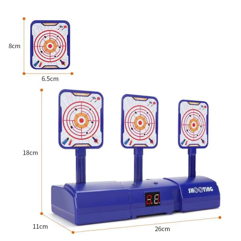 Автоматическая электронная цифровая мишень сброс игрушечная цель со звуковыми