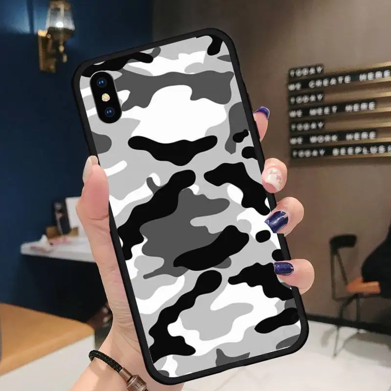 

Camouflage ArmyGreen Pattern Phone Case for iPhone 11 12 mini pro XS MAX 8 7 6 6S Plus X 5S SE 2020 XR