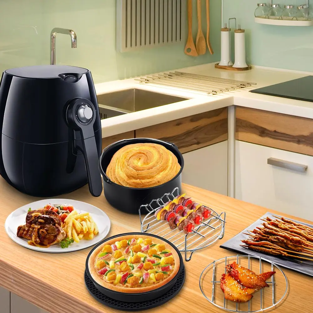 Лидер продаж подходит для всех Airfryer 3.5QT 5.8QT корзина выпечки тарелка пиццы гриль