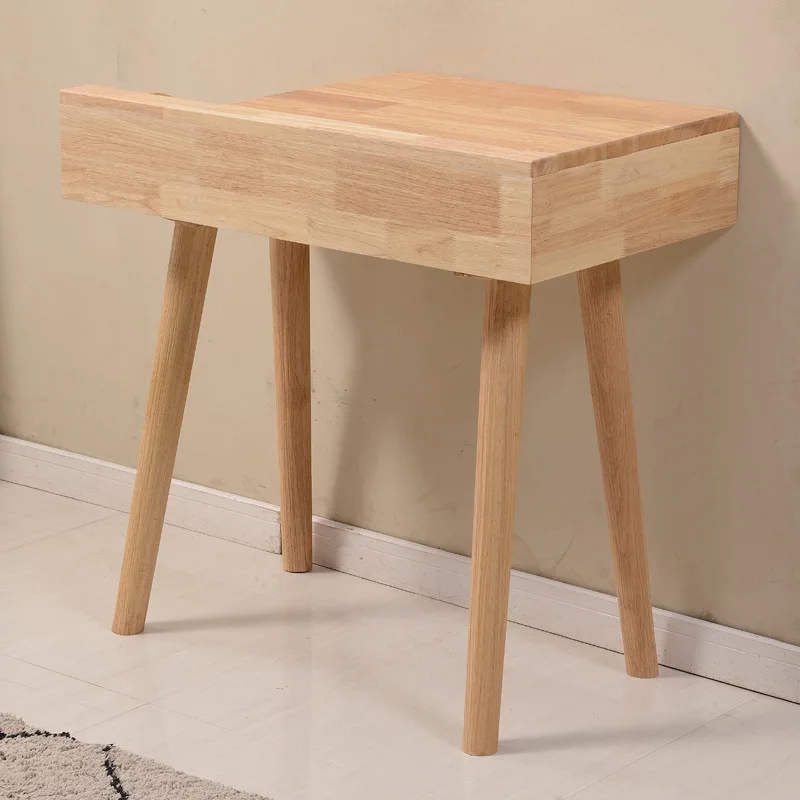 

80cm Modern Contracted Bedroom Furniture Dresser Master Bedroom Full Solid Wood Nordic Style Makeup Desk A Body Clamshell Desk