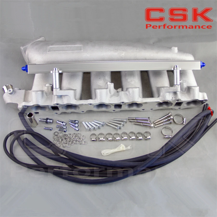 Литой алюминиевый впускной коллектор Топливная рейка и корпус дроссельной