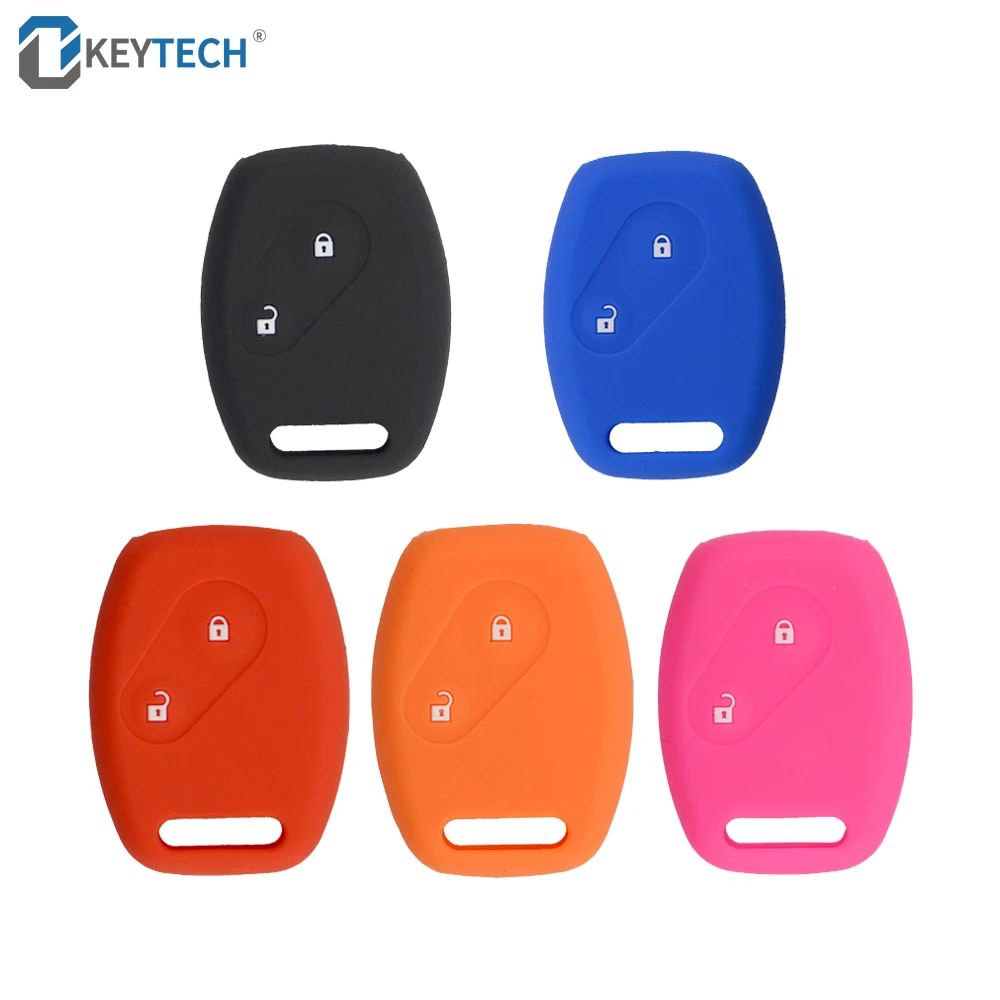 Чехол для автомобильного ключа OkeyTech мягкий силиконовый с 2 кнопками Honda Accord Crv