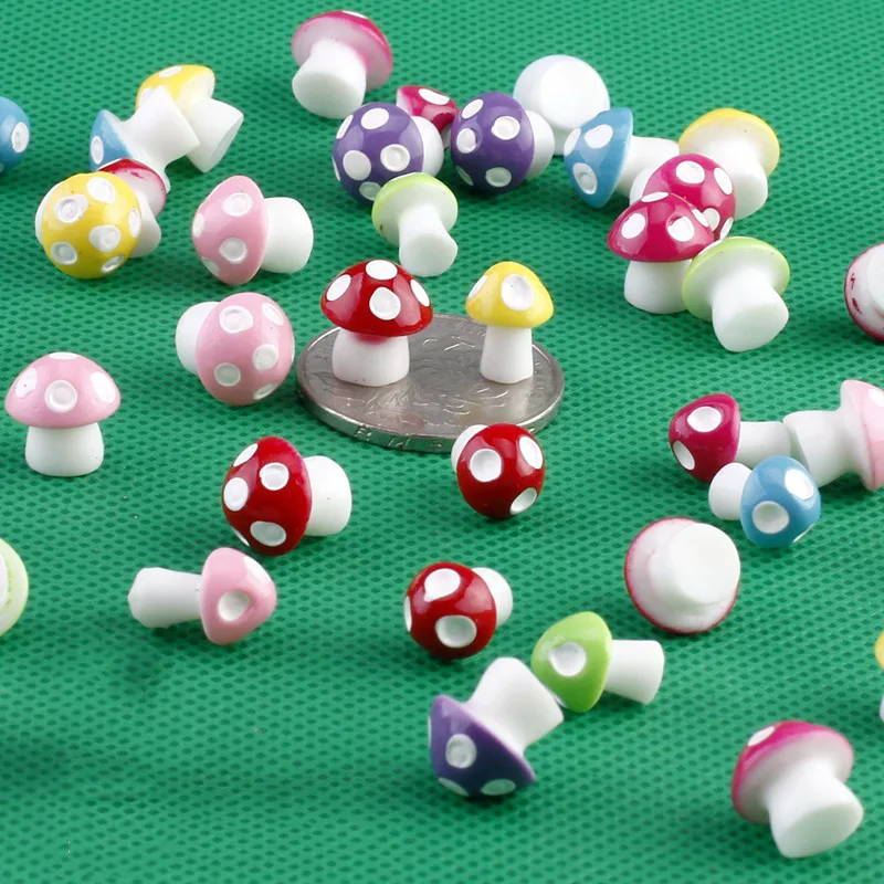 

Aapet 10pcs Resin Marshroom Miniascape Decoration Accessories Artificial Marshroom View Stone Decorative Ornament For Aquarium