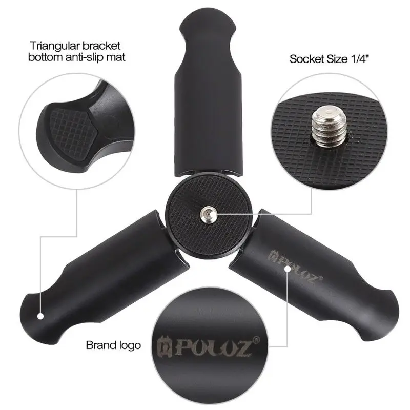 Портативный Складной Пластиковый штатив для GoPro/экшн-камер/сотовых телефонов |