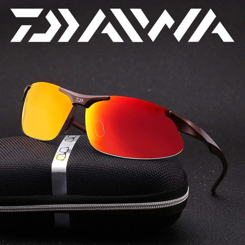 

Очки Daiwa для рыбалки, Поляризованные, спортивные, защитные, для рыбалки, вождения, велоспорта, солнцезащитные очки ночного видения, велосипе...